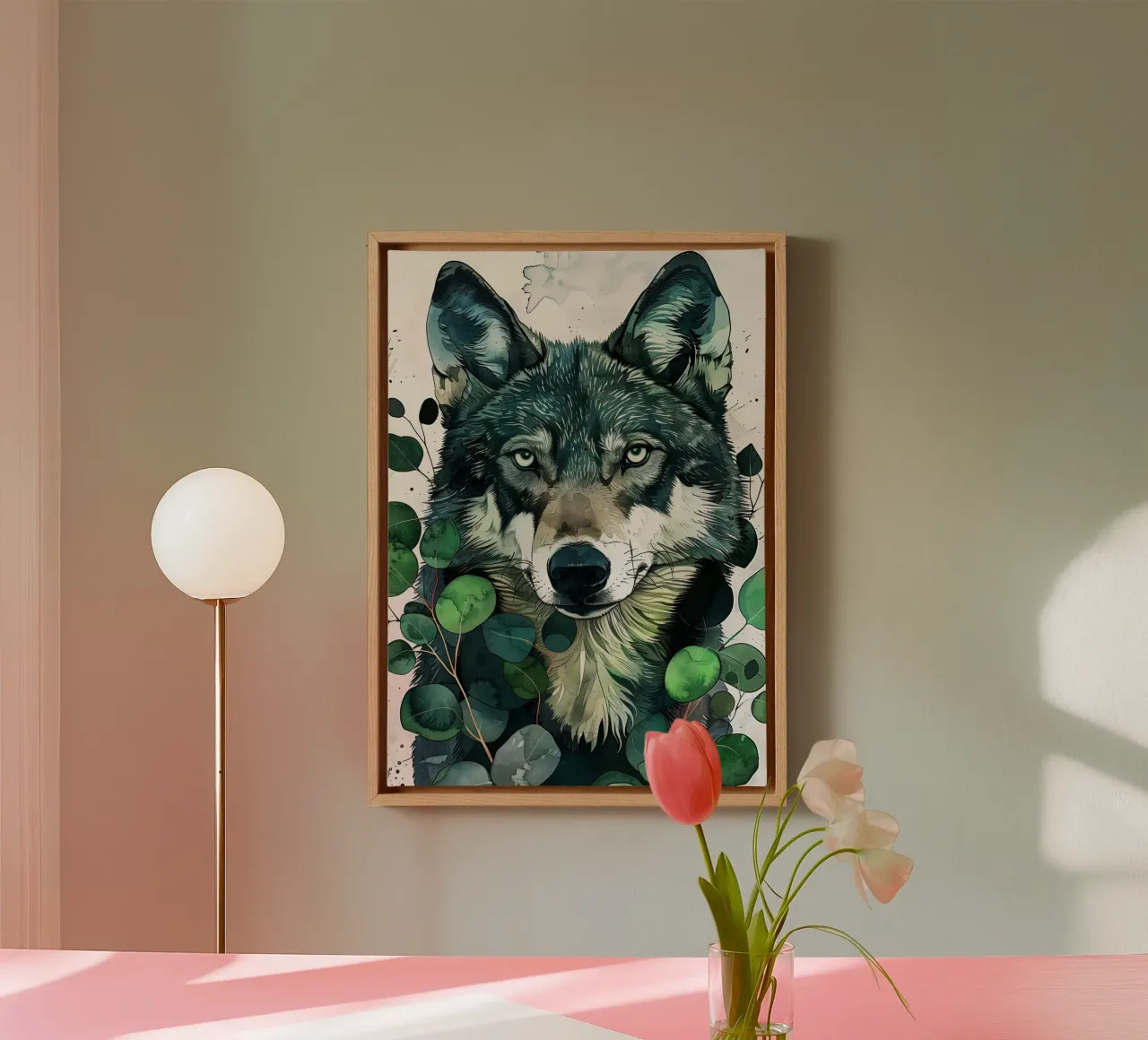 Lupo tela da Lionmixart