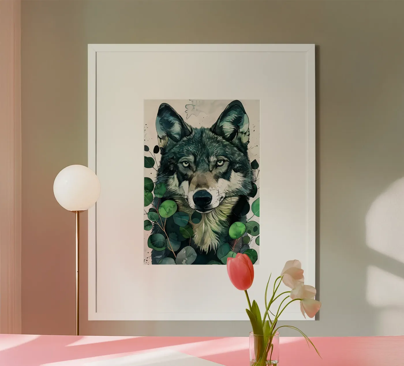 Wolf poster da Lionmixart