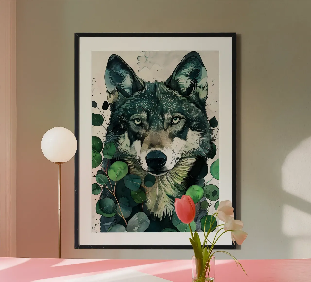 Lupo carta hahnemühle da Lionmixart