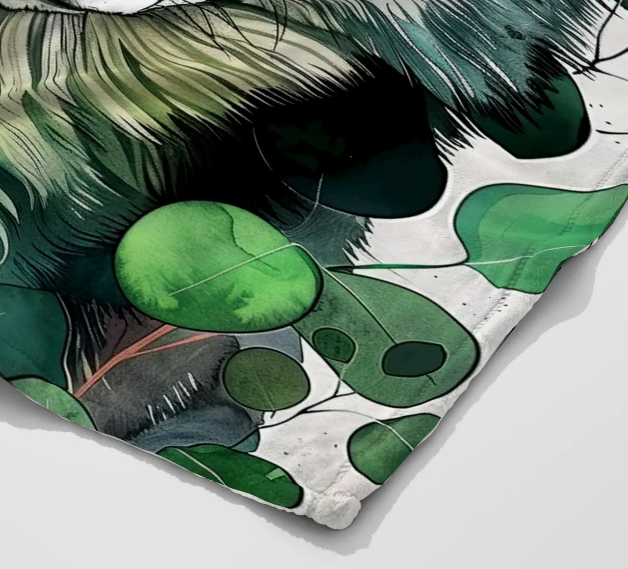 Wolf fleecedeken van Lionmixart