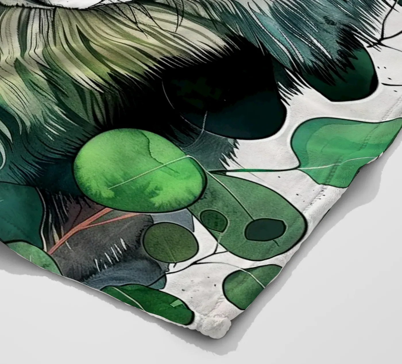 Wolf fleecedeken van Lionmixart