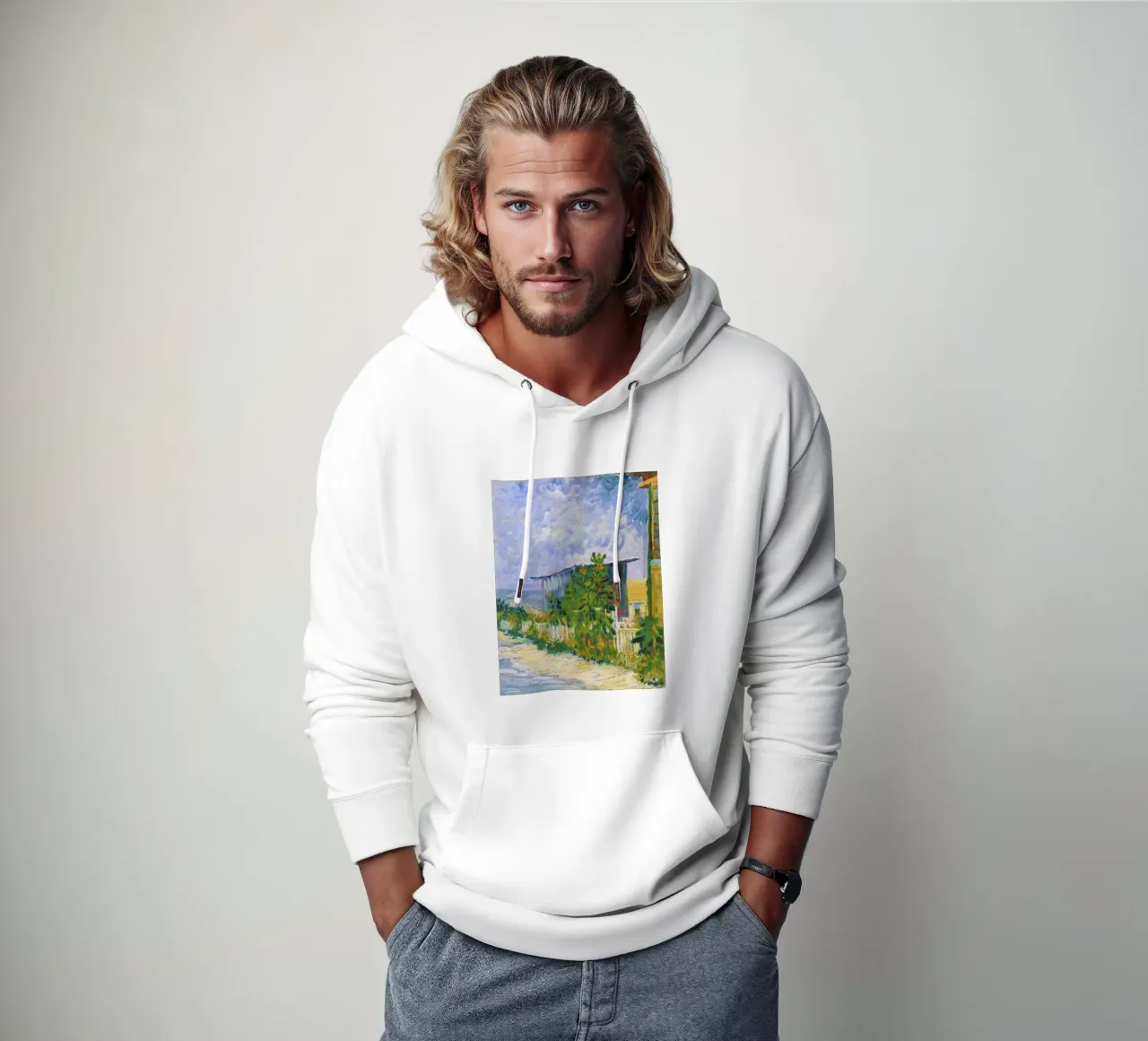 Rifugio a Montmartre di Vincent van Gogh felpa con cappuccio da Van Gogh Prints