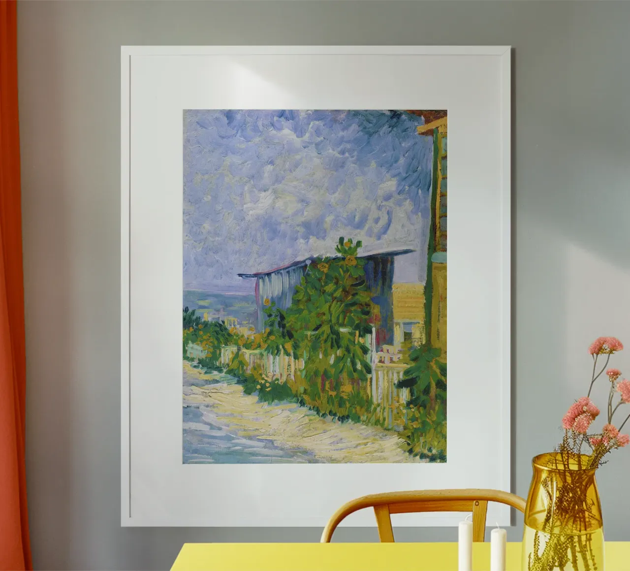 Rifugio a Montmartre di Vincent van Gogh poster da Van Gogh Prints