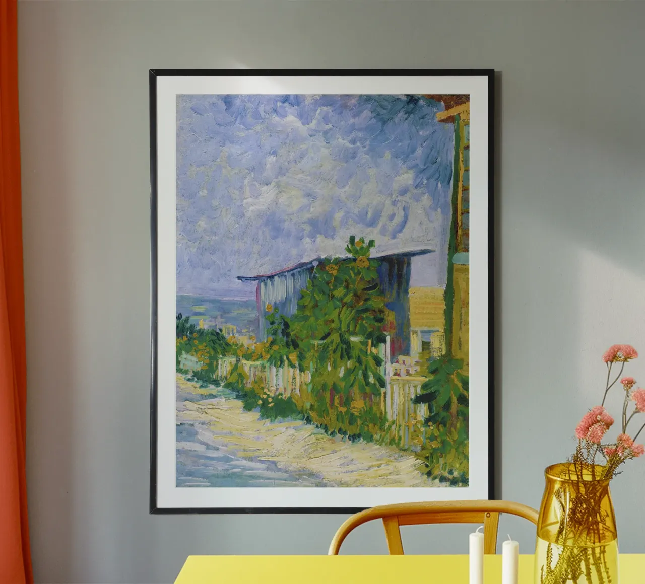 Rifugio a Montmartre di Vincent van Gogh poster da Van Gogh Prints