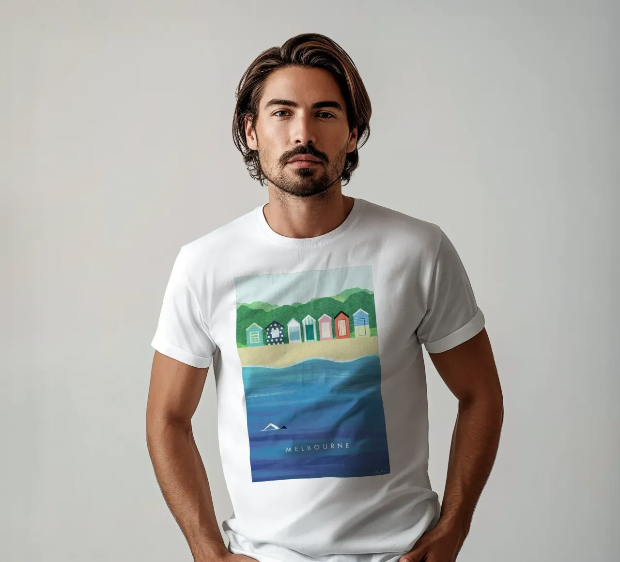 Melbourne t-shirt da Henry Rivers