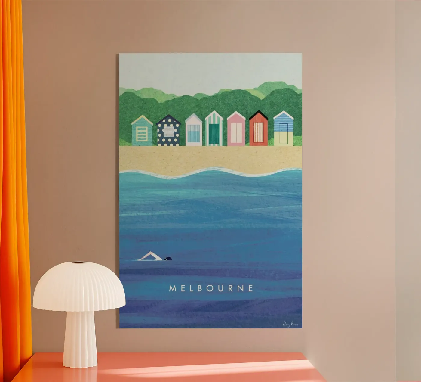 Melbourne acrylic glass by Henry Rivers