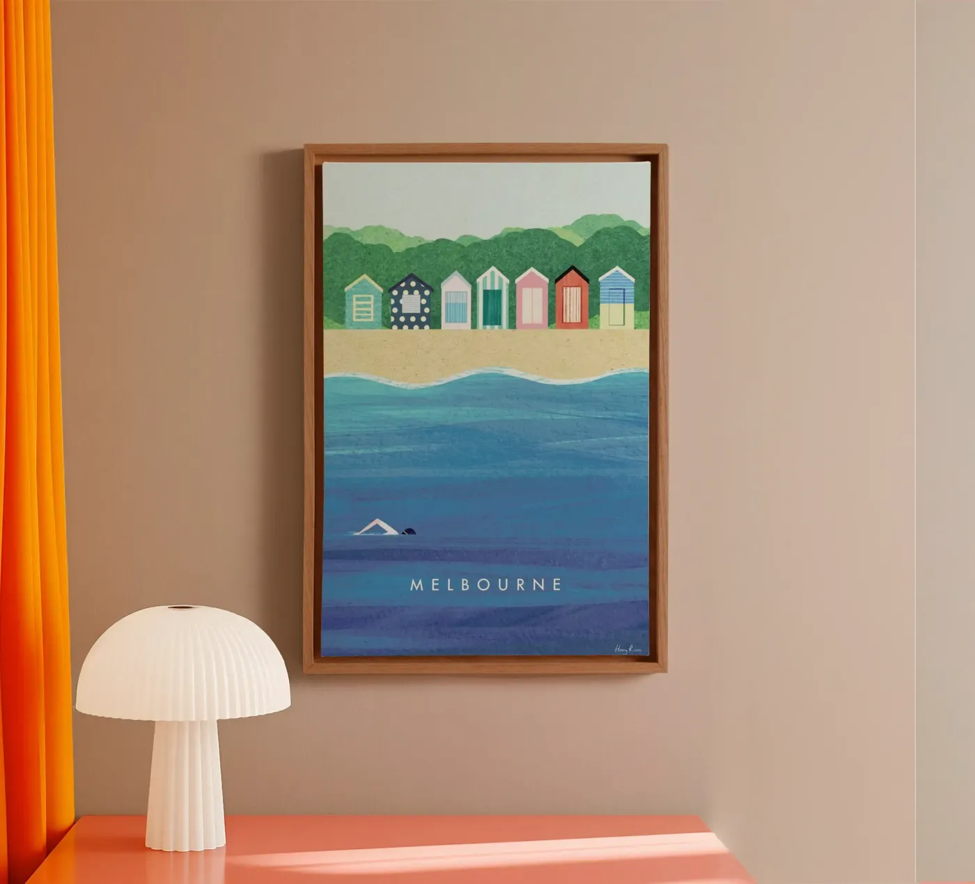 Melbourne tela da Henry Rivers