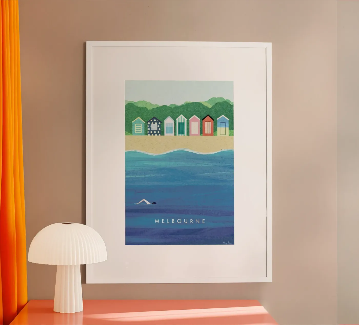 Melbourne poster van Henry Rivers