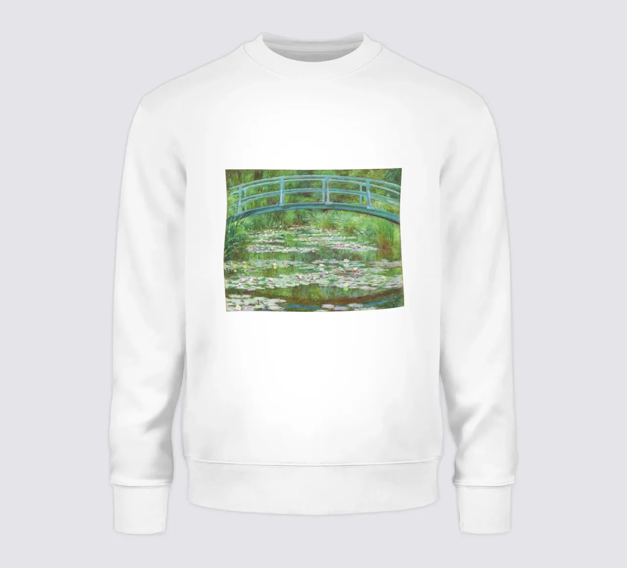 La passerella giapponese di Claude Monet felpa da Monet Art Prints