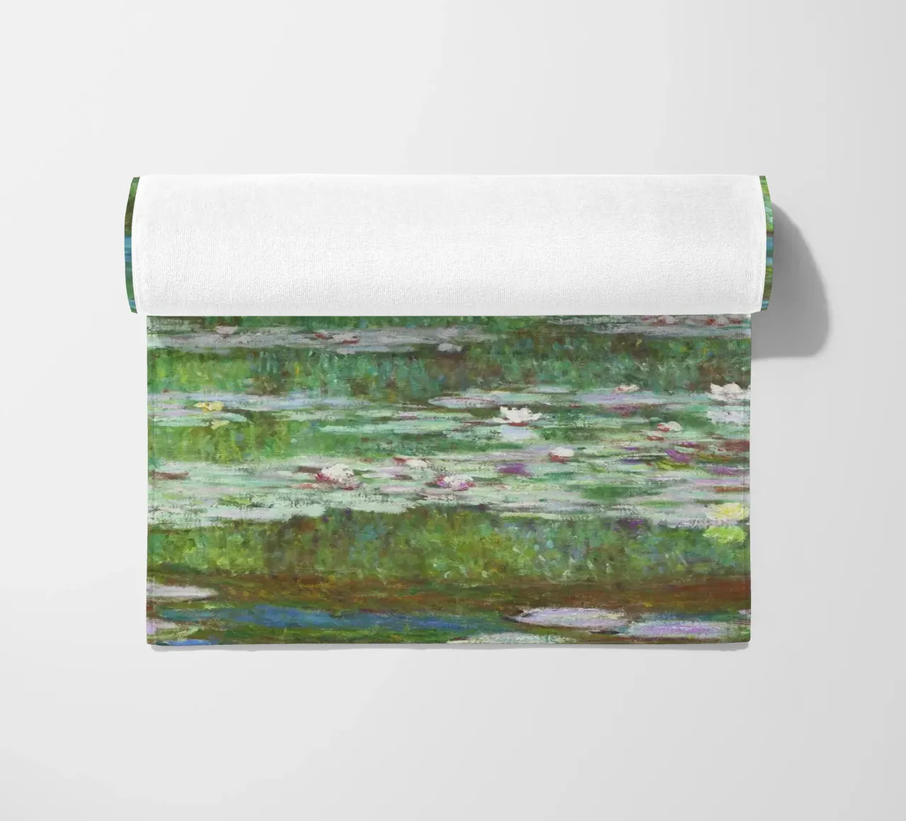 La passerella giapponese di Claude Monet telo mare da Monet Art Prints