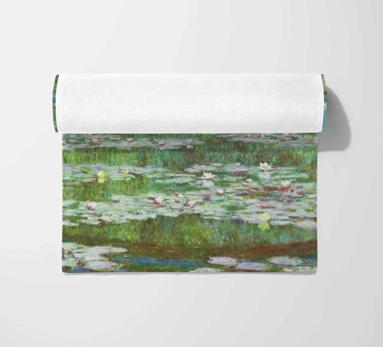 La passerella giapponese di Claude Monet telo mare da Monet Art Prints