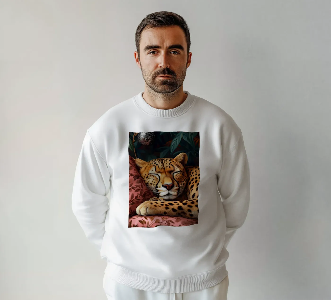 Léopard sweat de Lionmixart