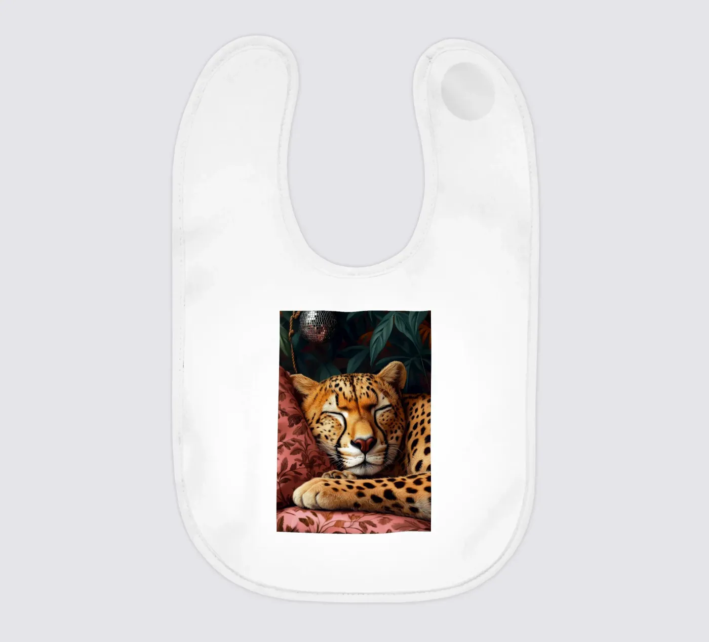 Léopard bavoir de Lionmixart