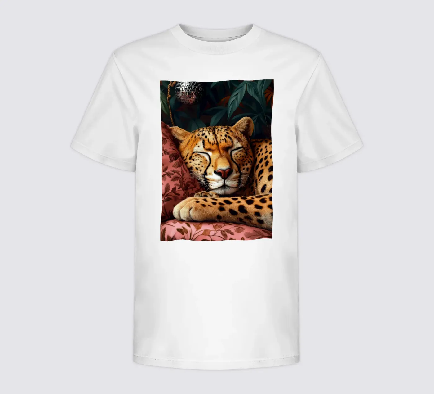 Leopard Kinder T-Shirt von Lionmixart