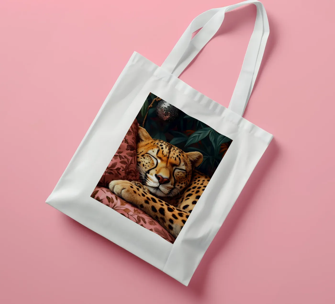 Leopard tote bag by Lionmixart