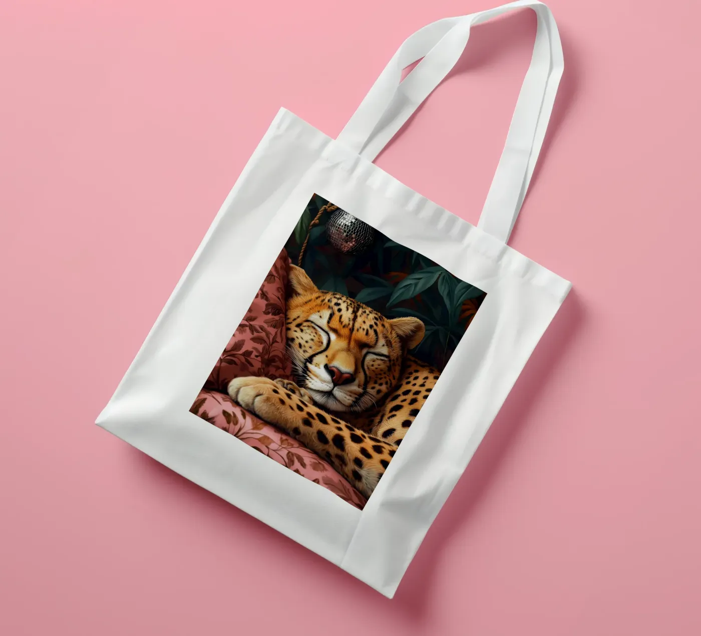 Leopard tote bag by Lionmixart