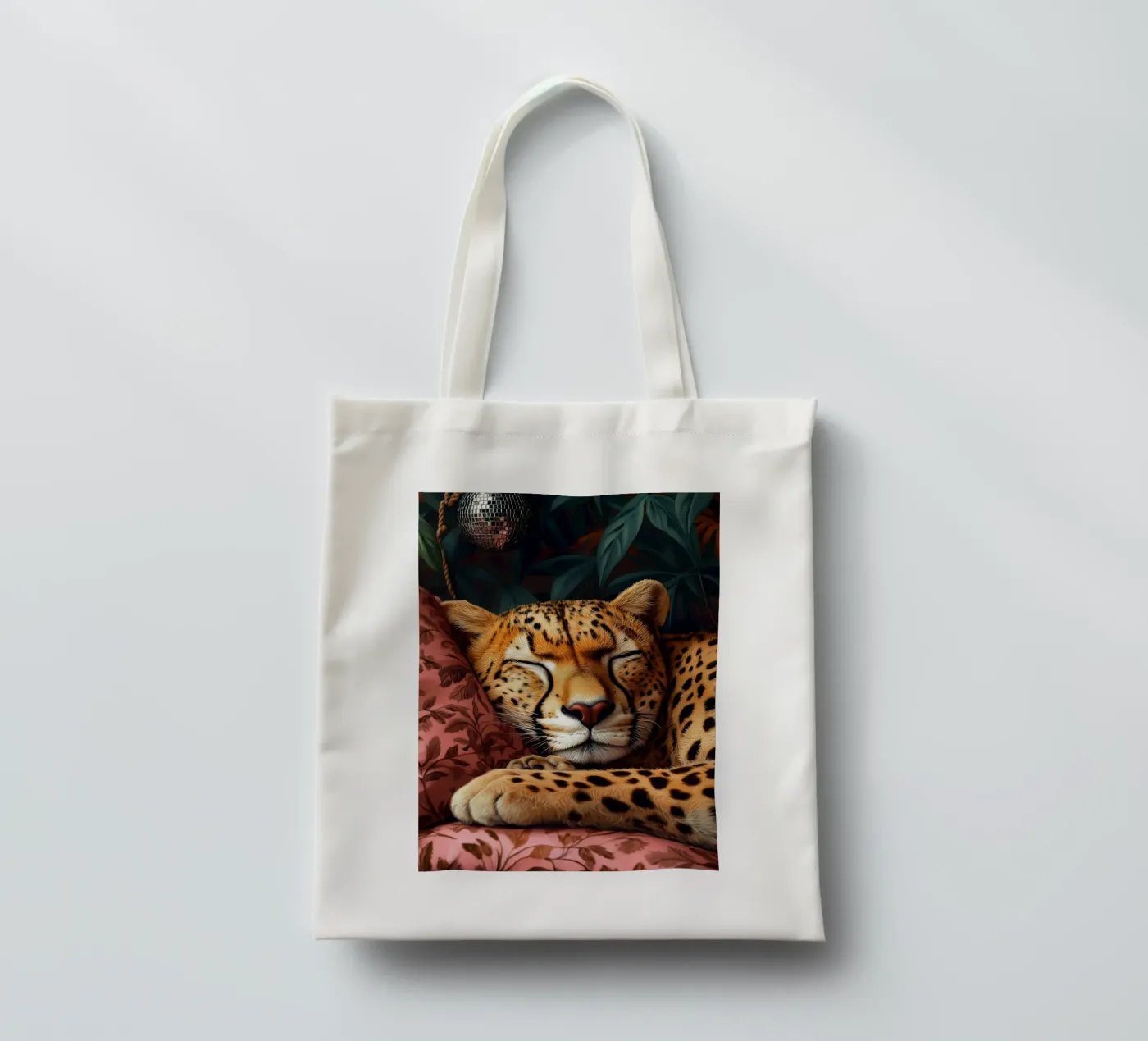 Leopard tote bag by Lionmixart