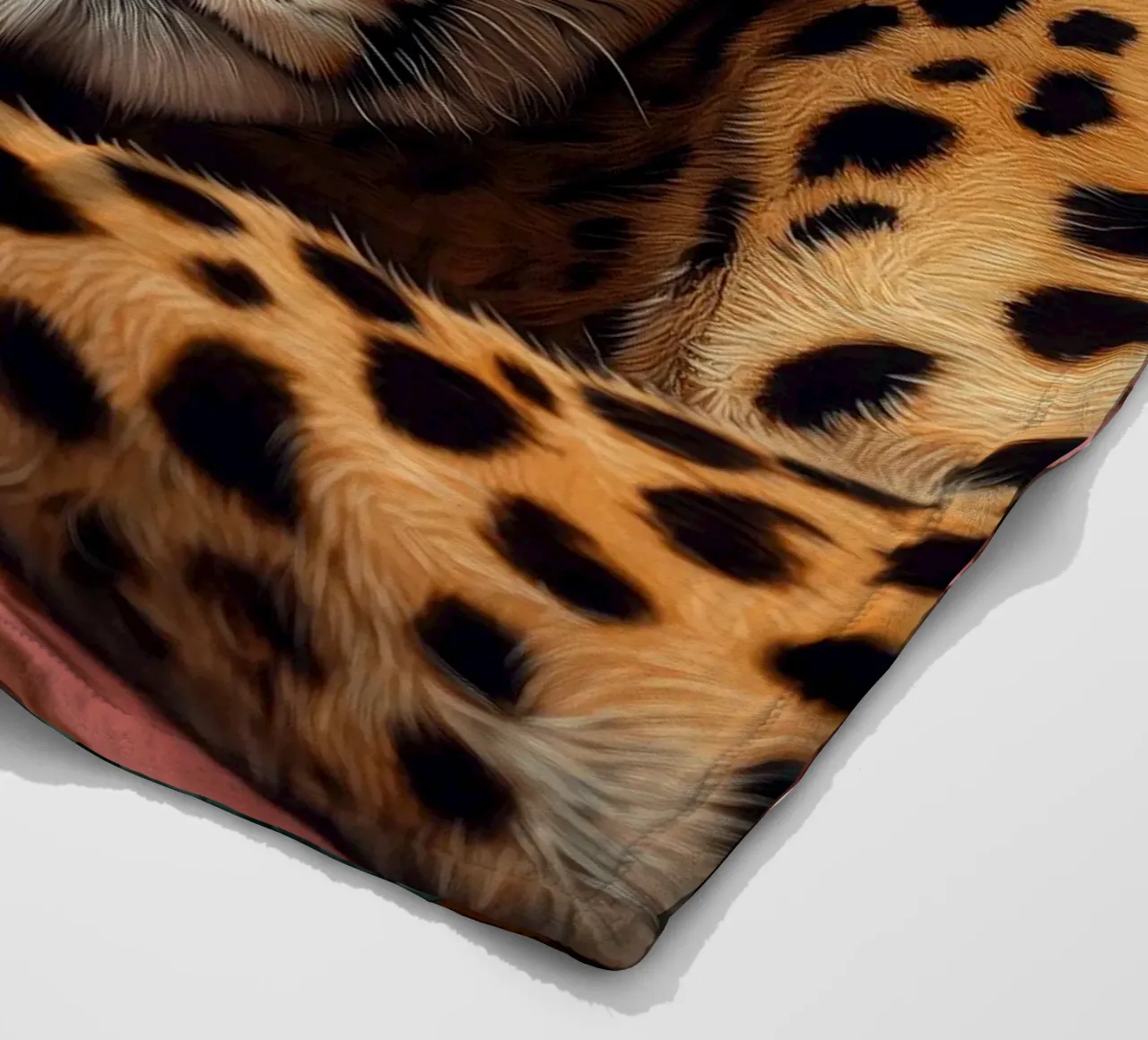 Leopardo coperta in pile da Lionmixart