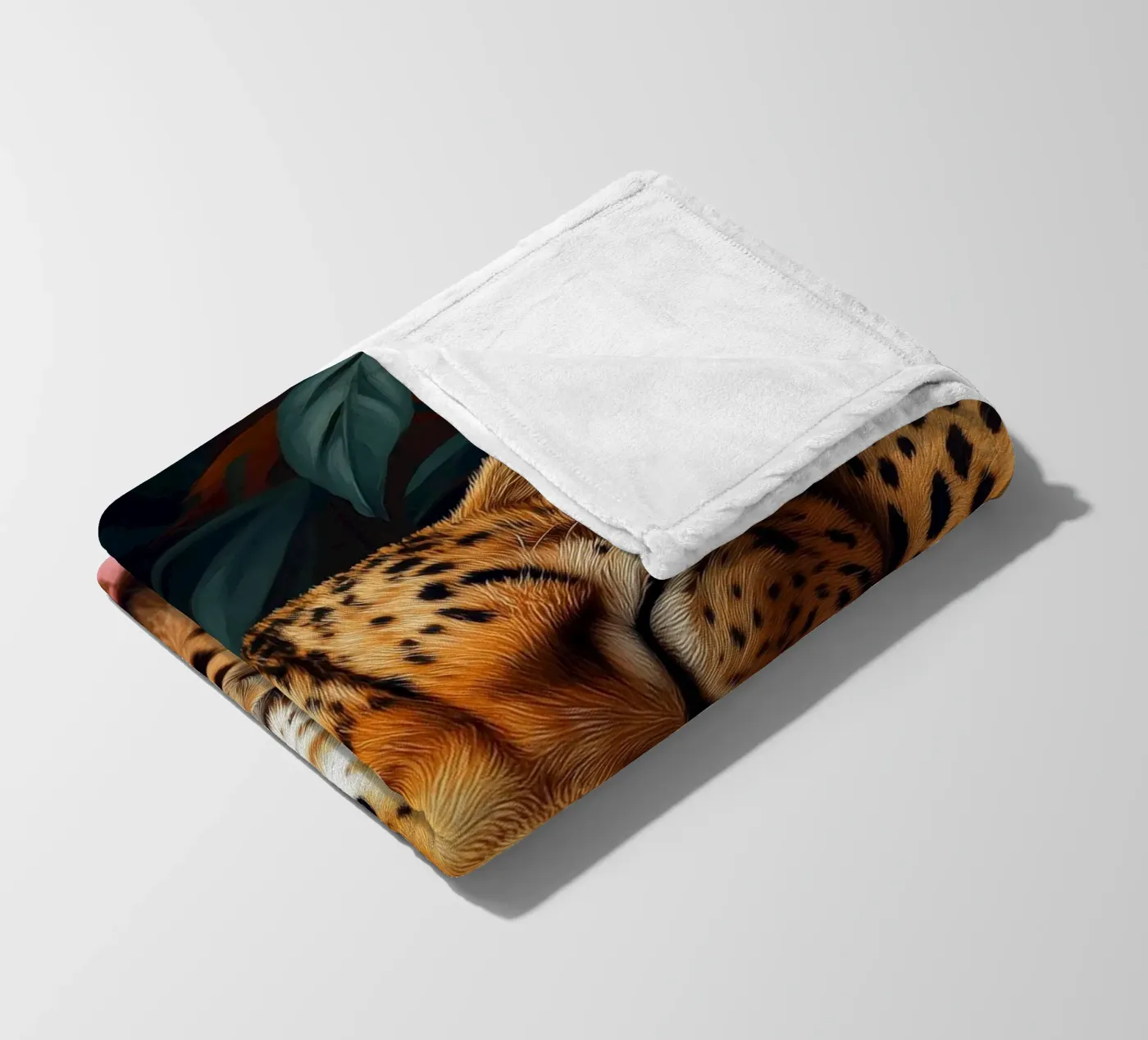 Leopard fleecedeken van Lionmixart