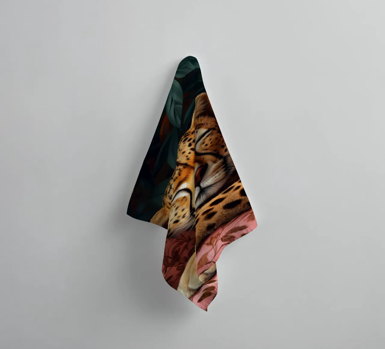 Leopard towel by Lionmixart