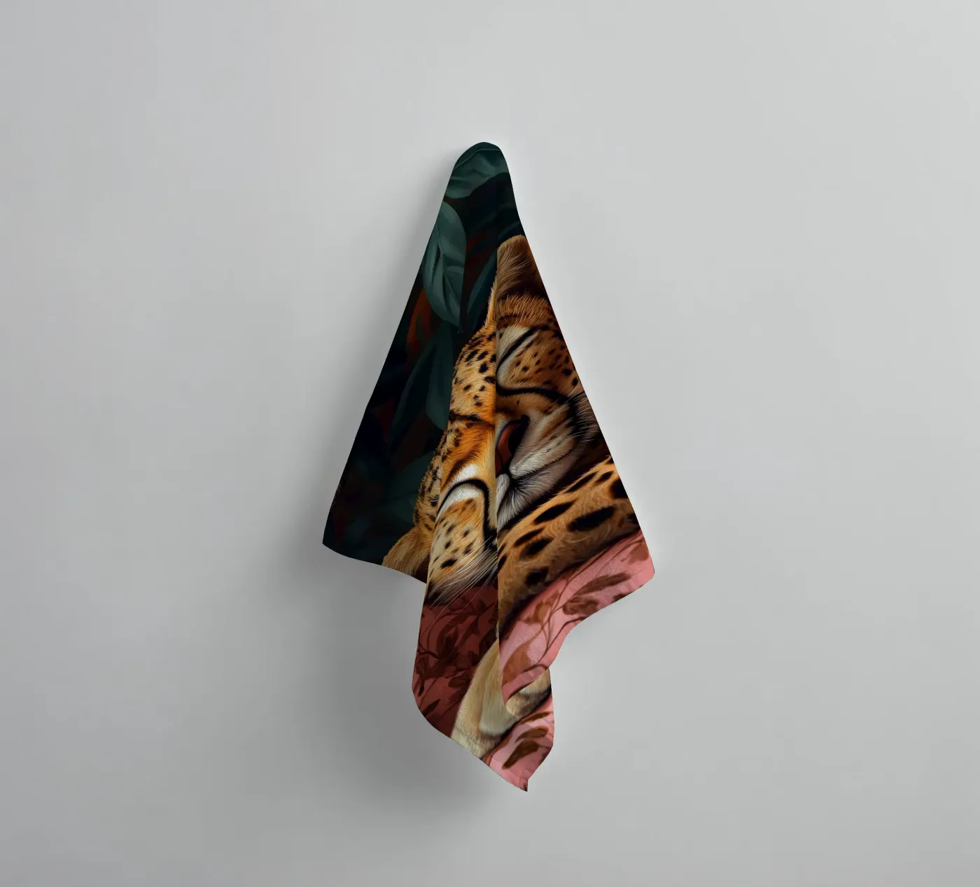 Leopard asciugamano da bagno da Lionmixart
