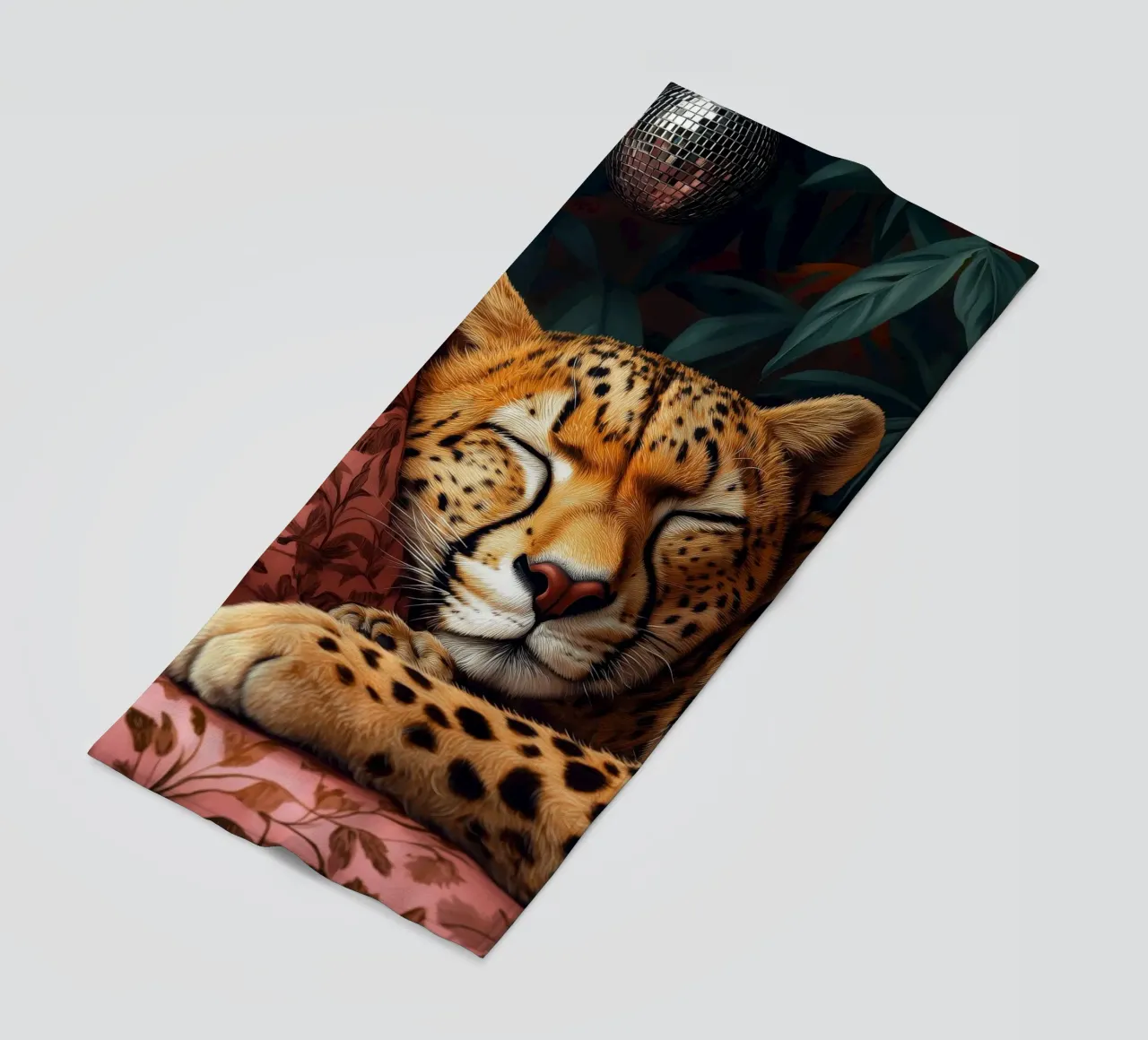 Leopardo telo mare da Lionmixart