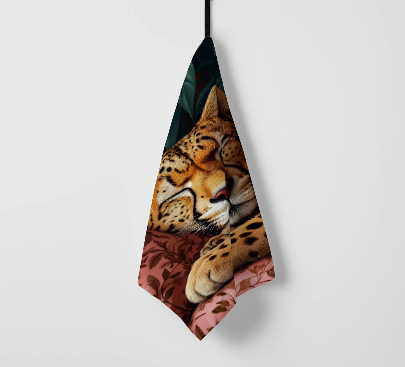 Leopard Geschirrtuch von Lionmixart