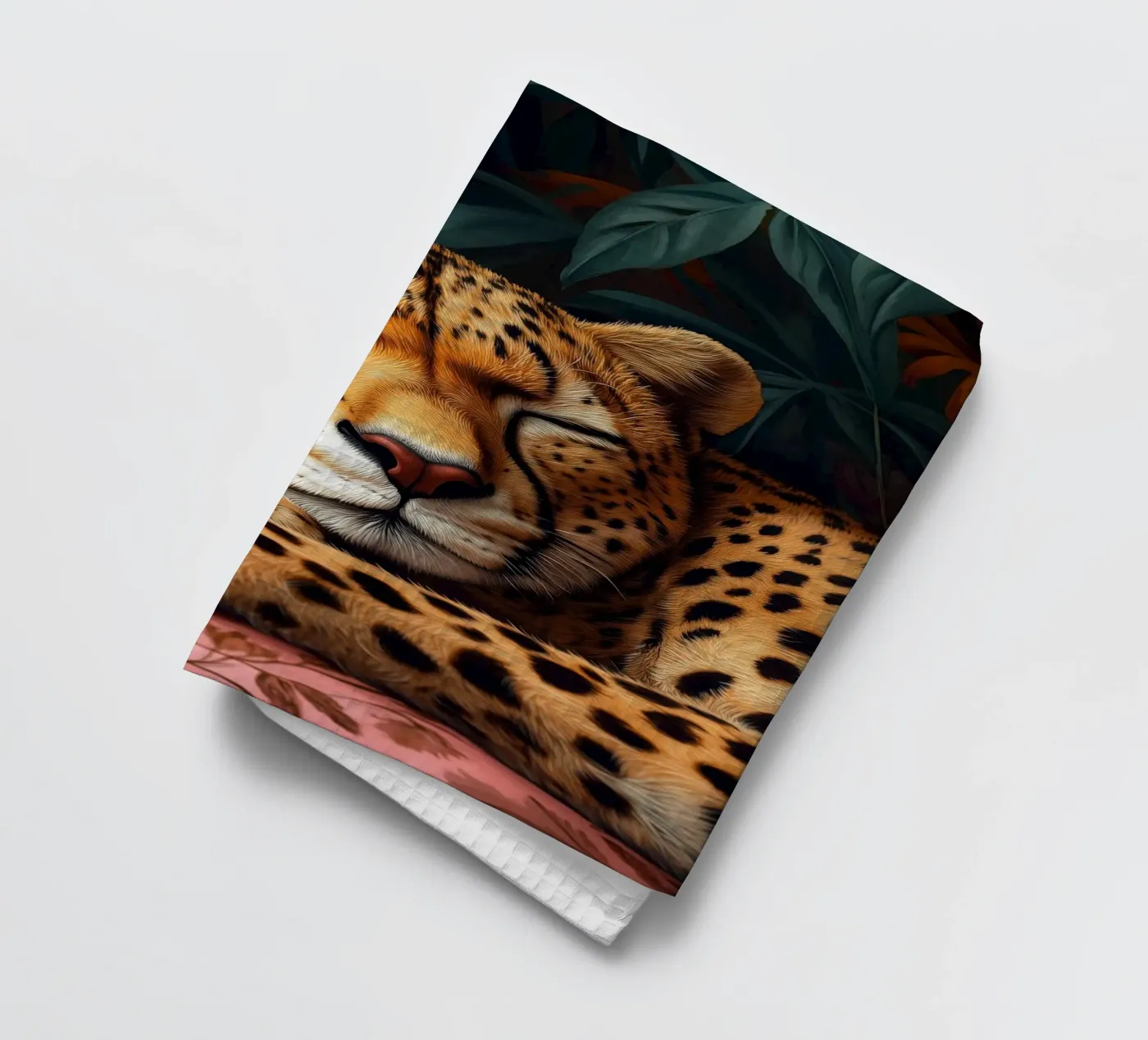 Leopard Geschirrtuch von Lionmixart
