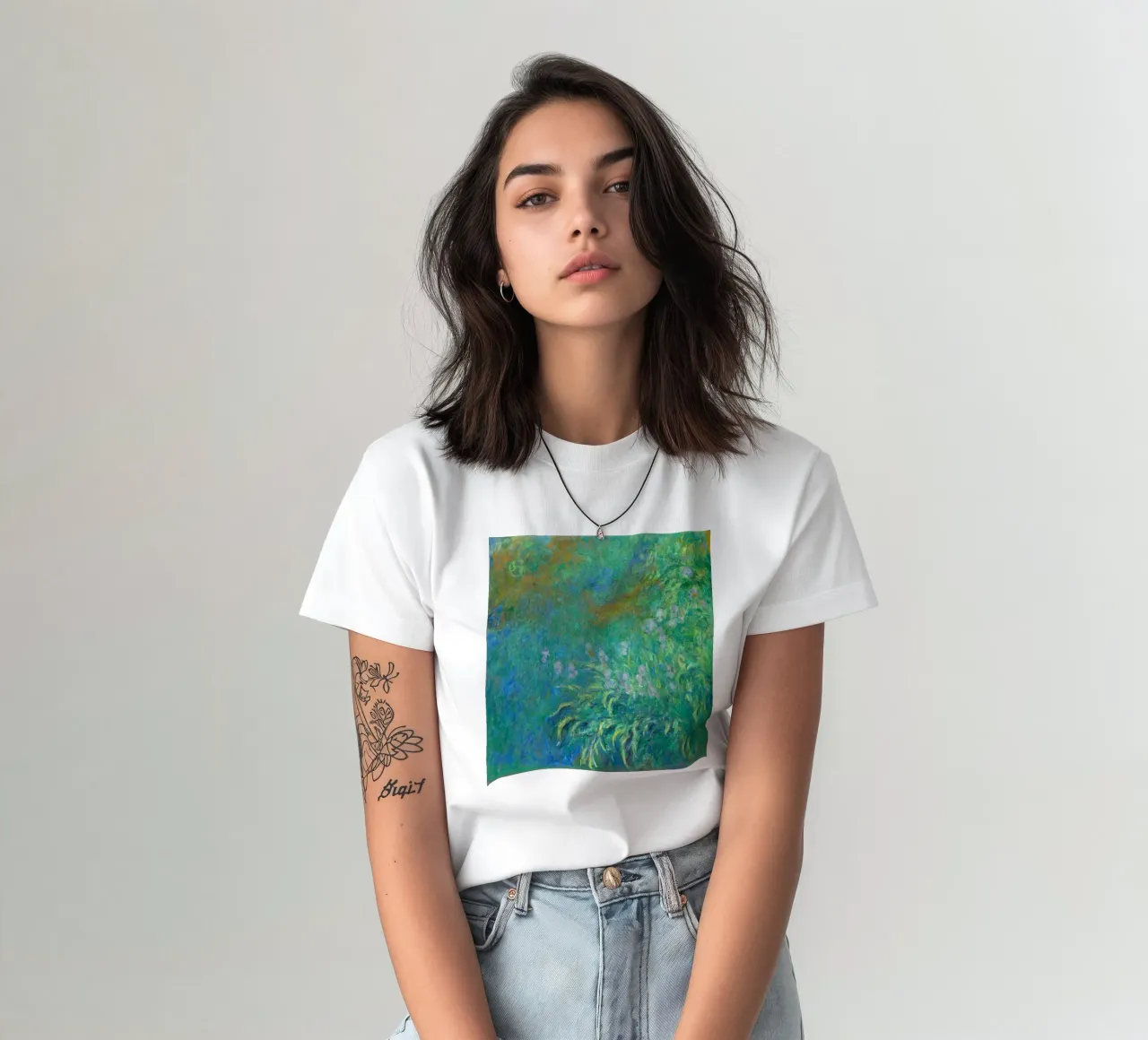 Iris di Claude Monet t-shirt da Monet Art Prints