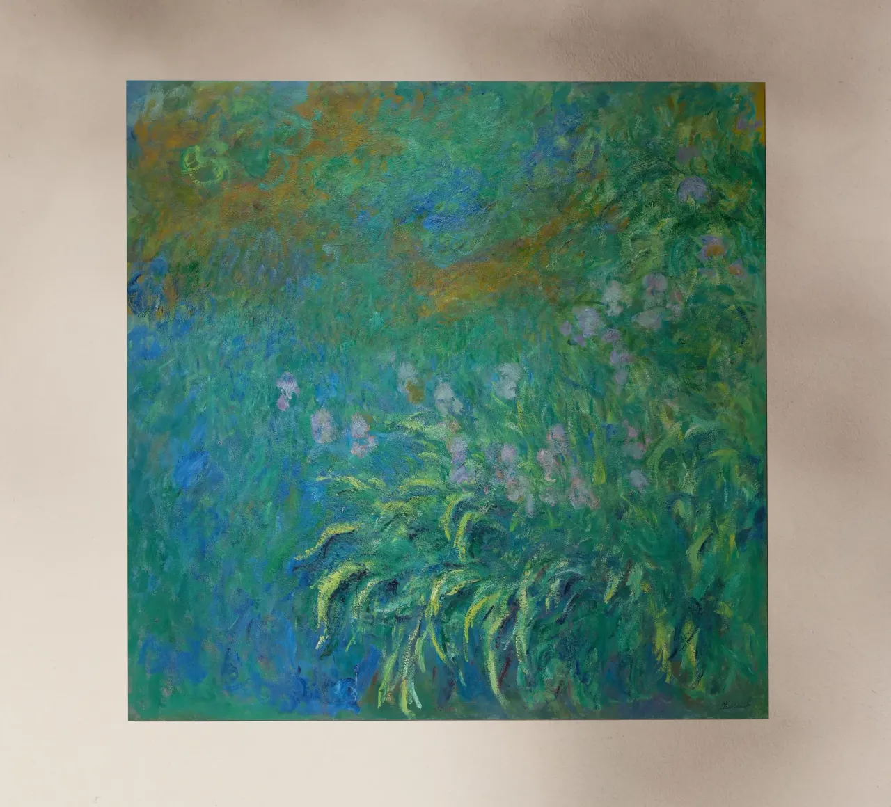Iris di Claude Monet pellicola backlit da Monet Art Prints