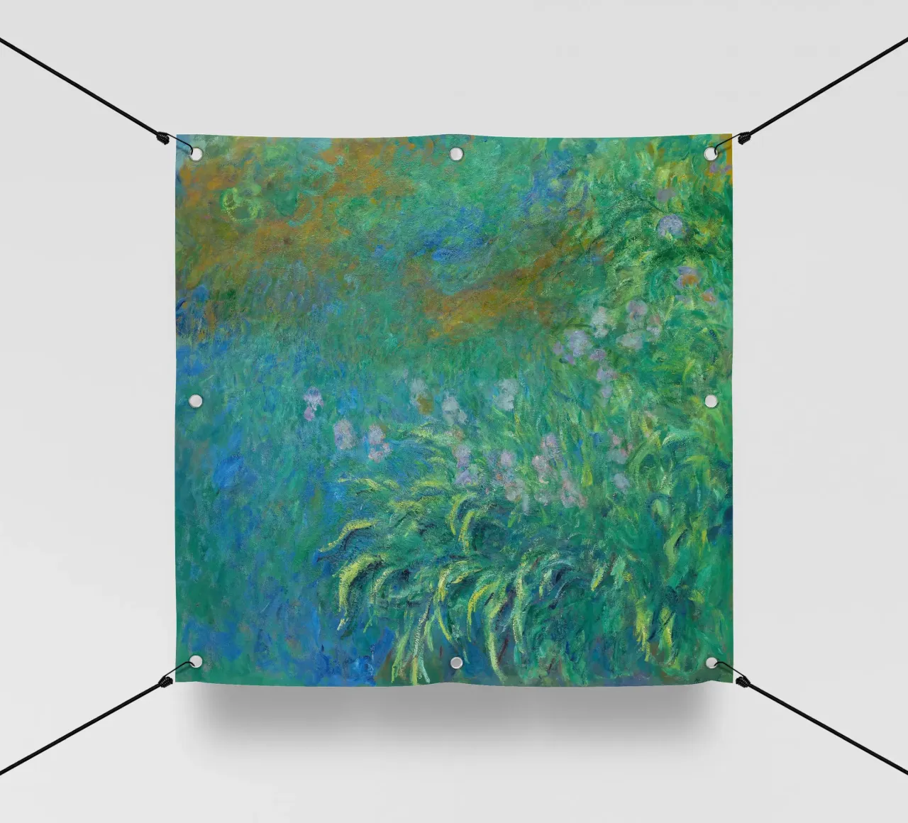 Iris di Claude Monet telo in pvc da Monet Art Prints