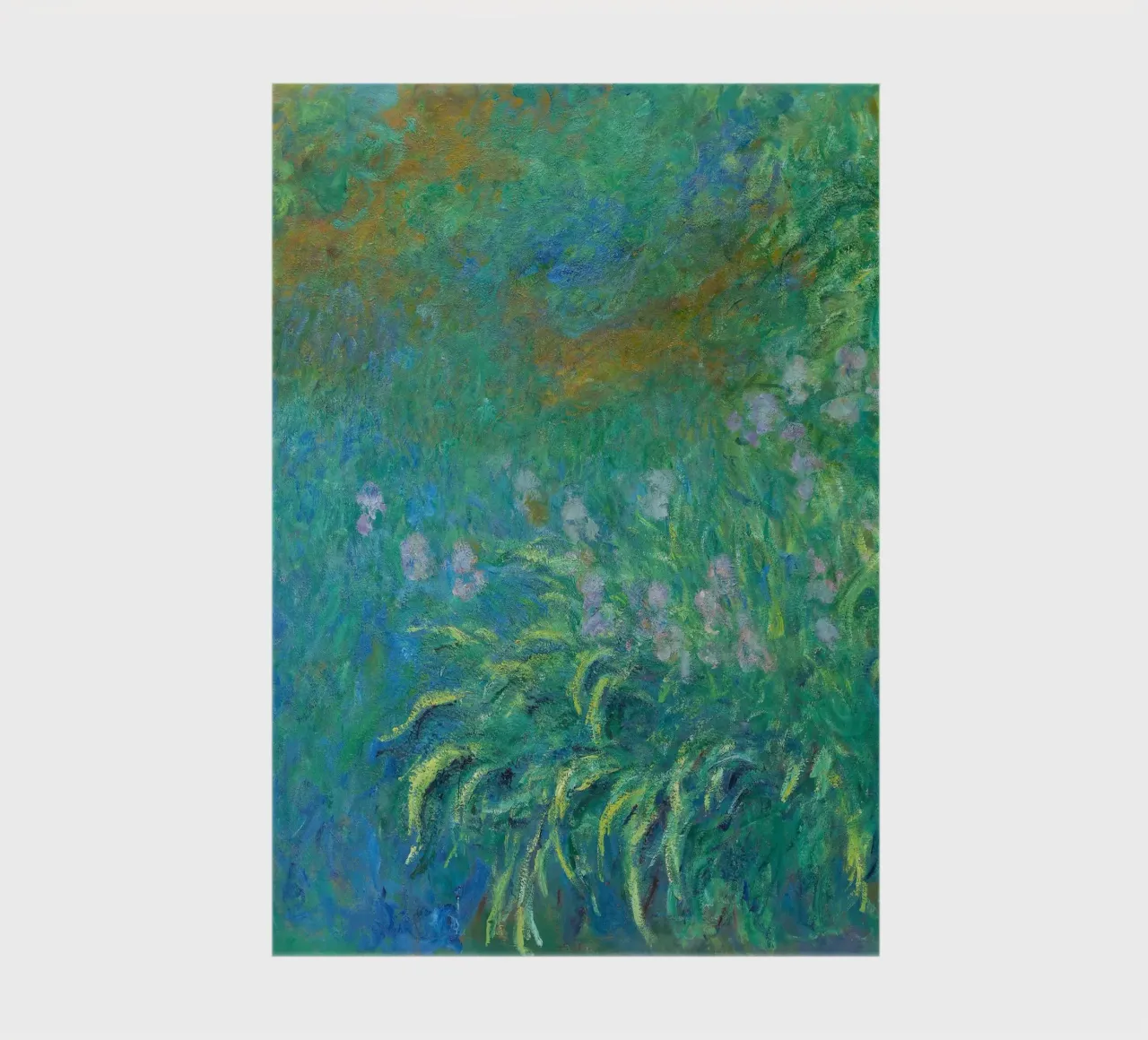 Iris di Claude Monet diario da Monet Art Prints