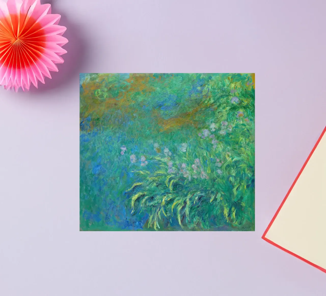Iris di Claude Monet adesivo da Monet Art Prints