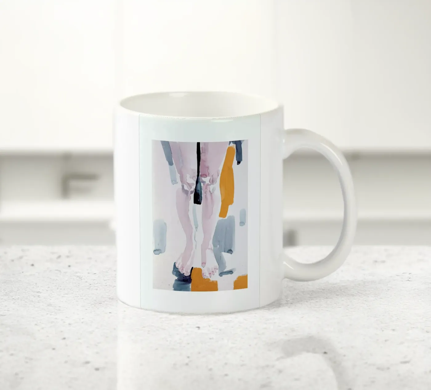 Waiting ceramic mug by Graphite