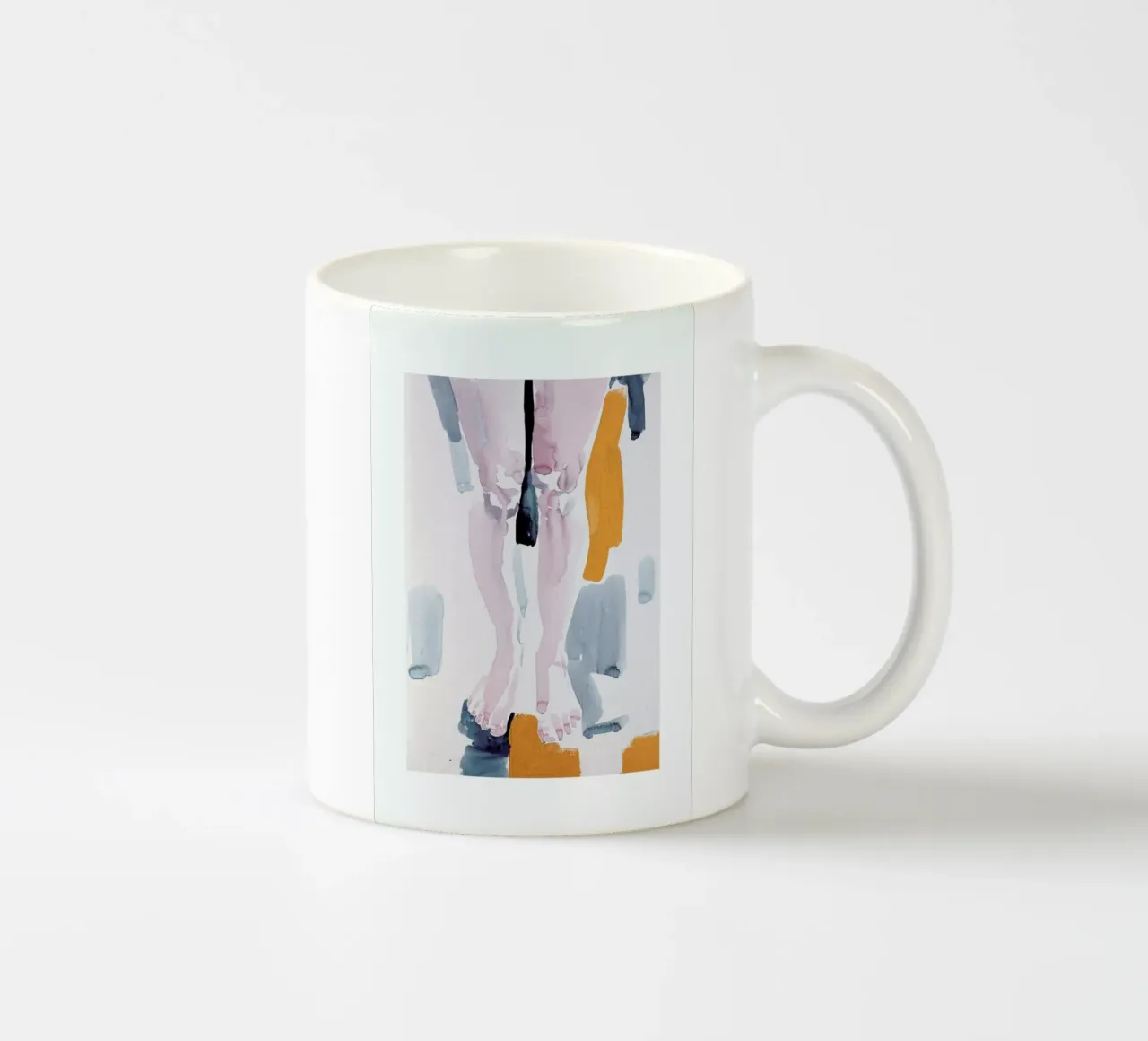 Waiting tazza in ceramica da Graphite