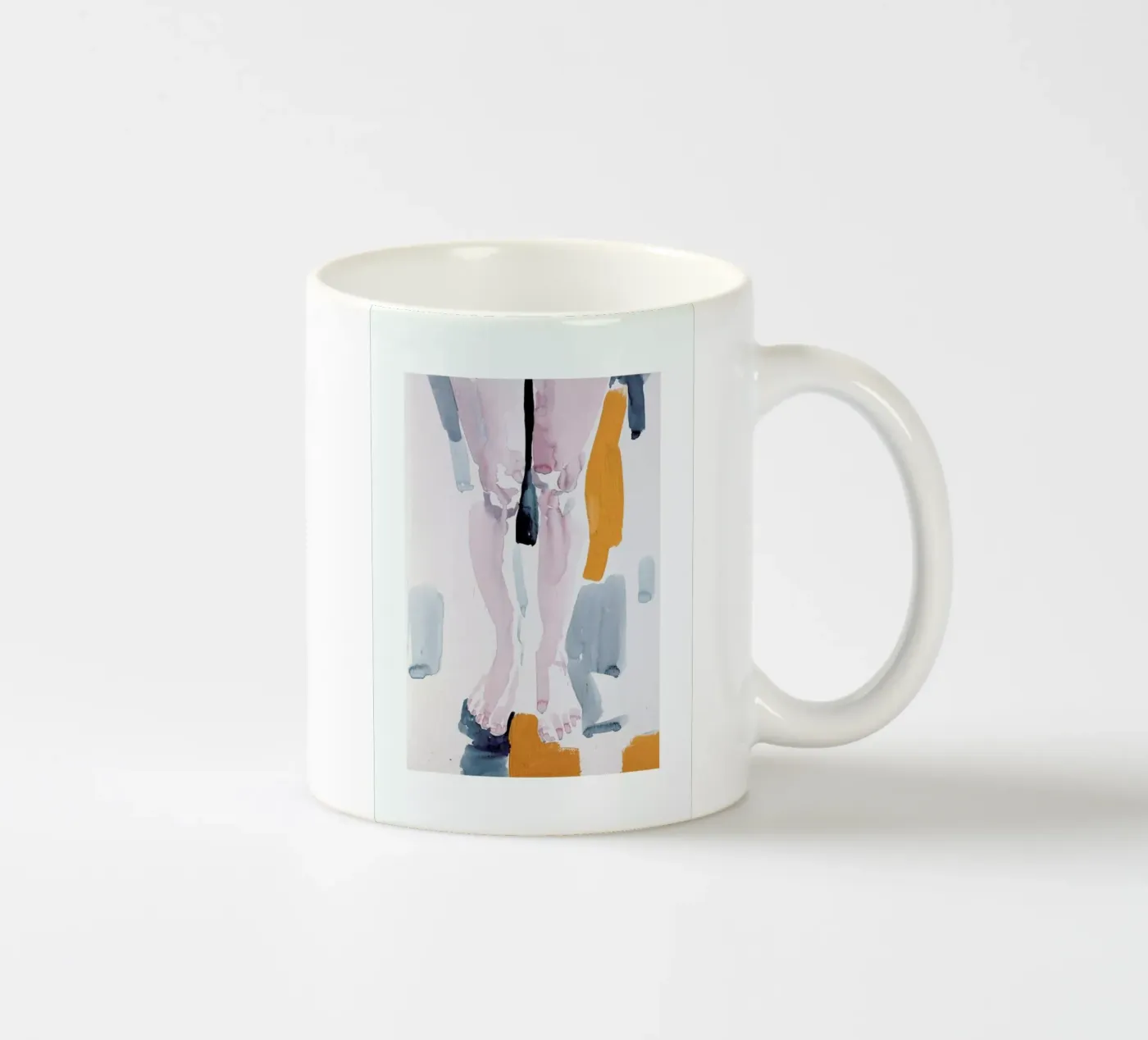 Waiting ceramic mug by Graphite