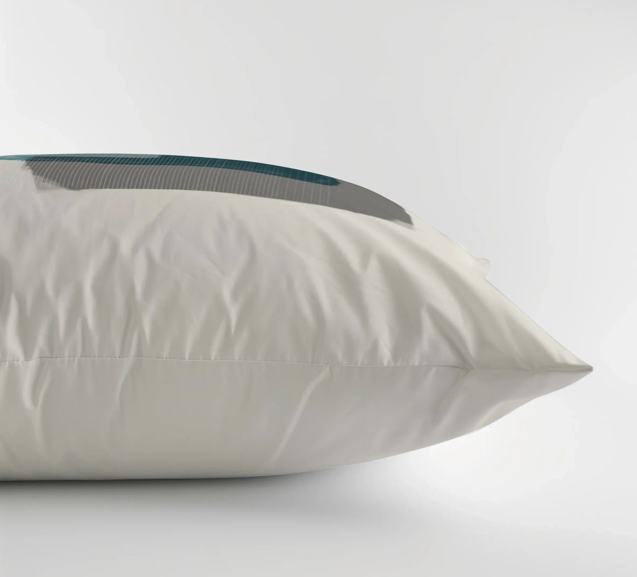 Modern abstract shapes in retro style with blue and grey cuscino da Imaginative