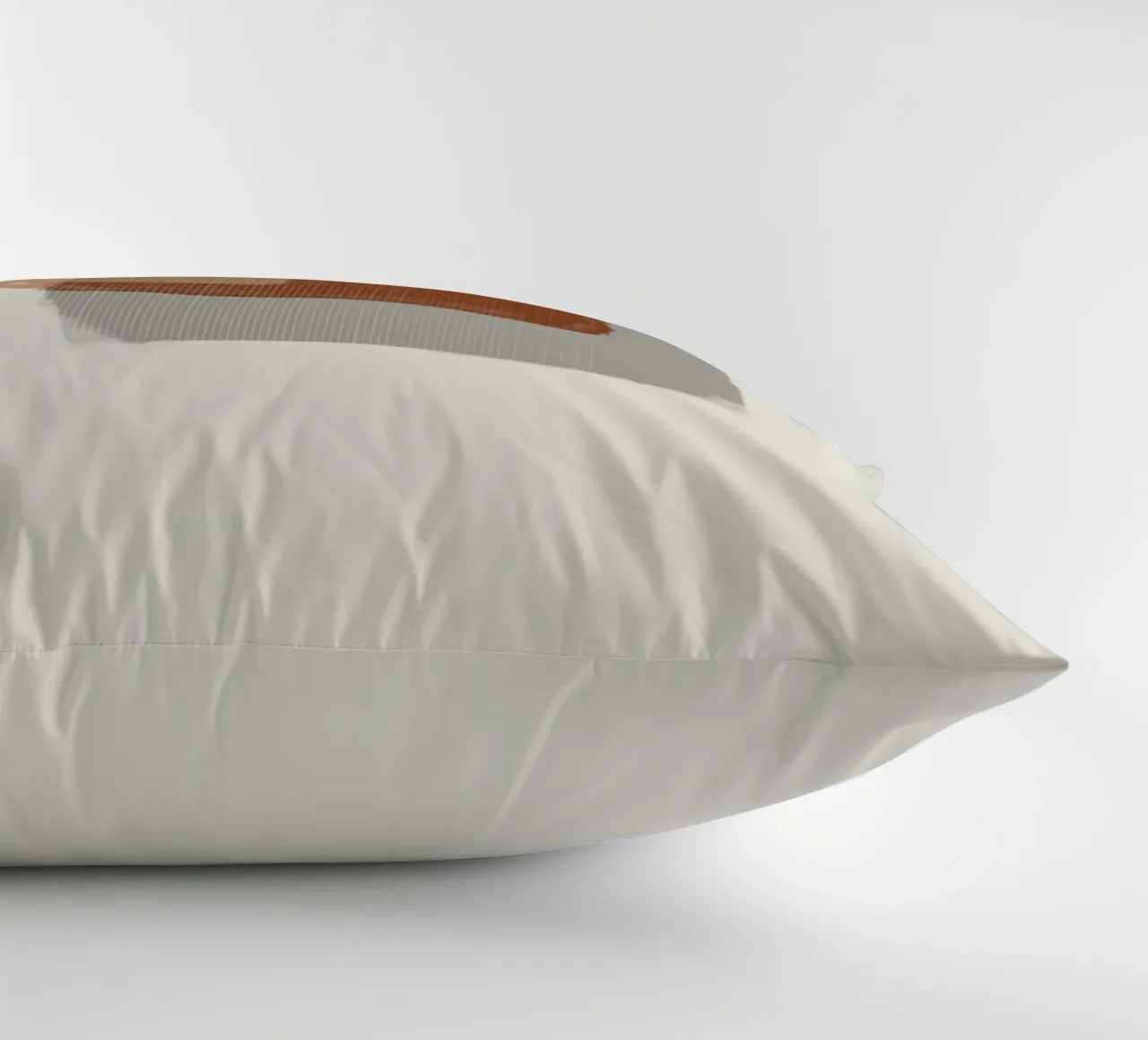 Modern abstract shapes in retro style with earth tones cuscino da Imaginative