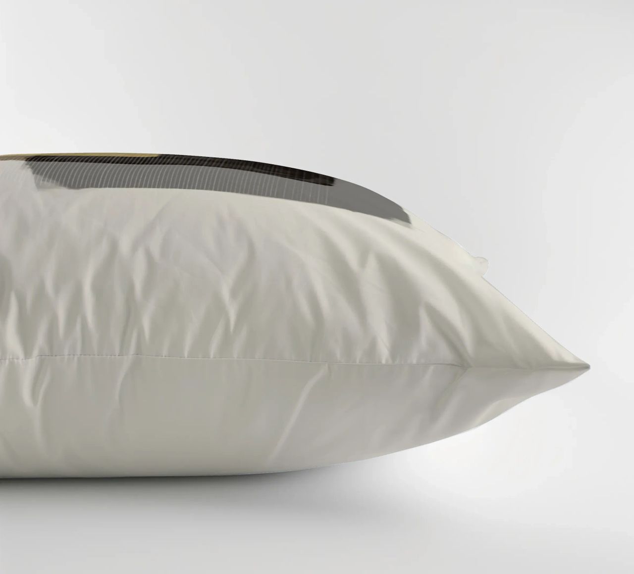 Modern abstract shapes in retro style with yellow and brown cuscino da Imaginative