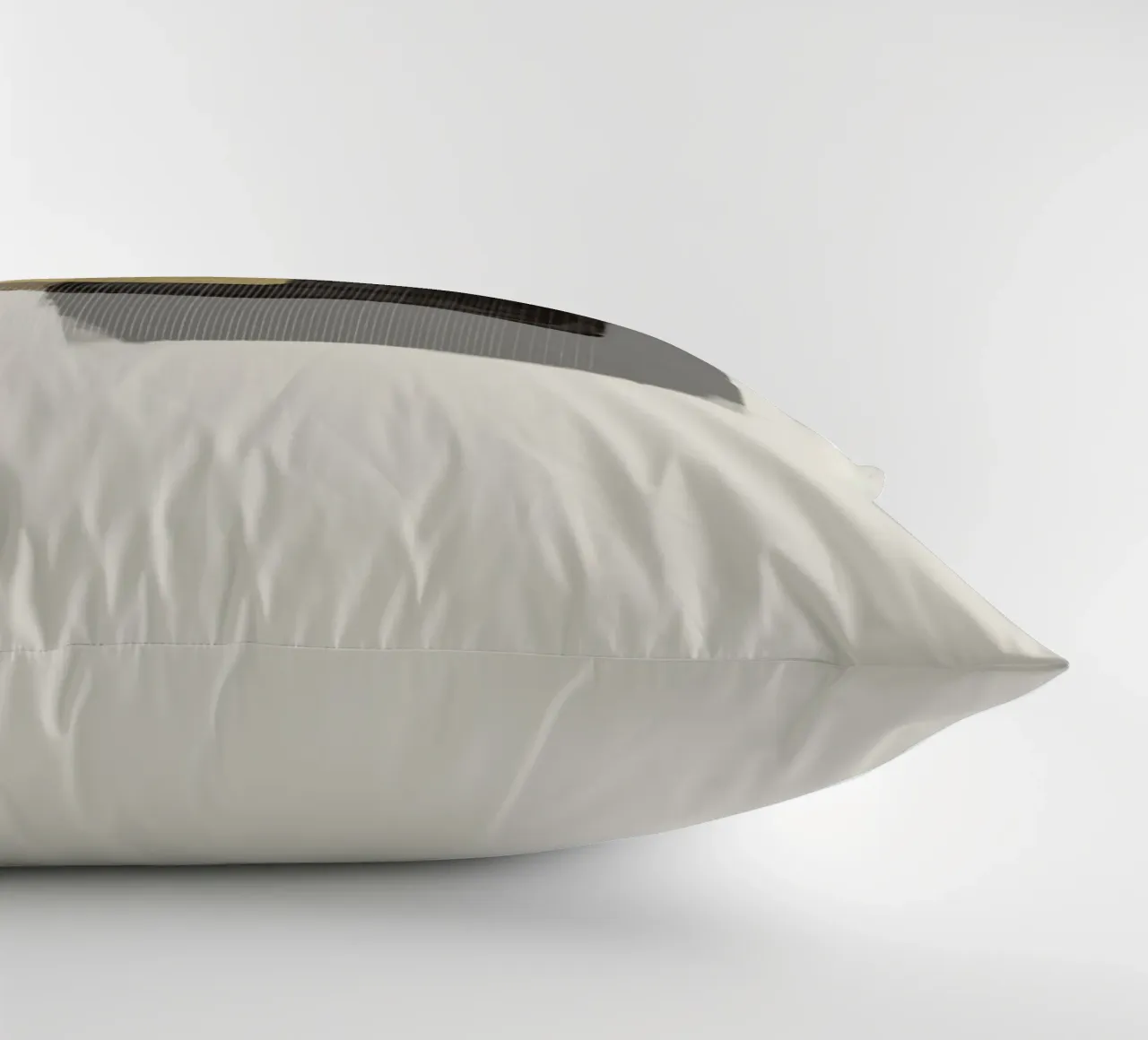 Modern abstract shapes in retro style with yellow and brown cuscino da Imaginative
