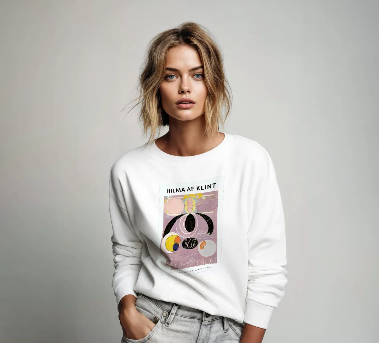 Hilma af Klint - The Ten Largest, No. 6 II sweat de Vintage by JUNIQE
