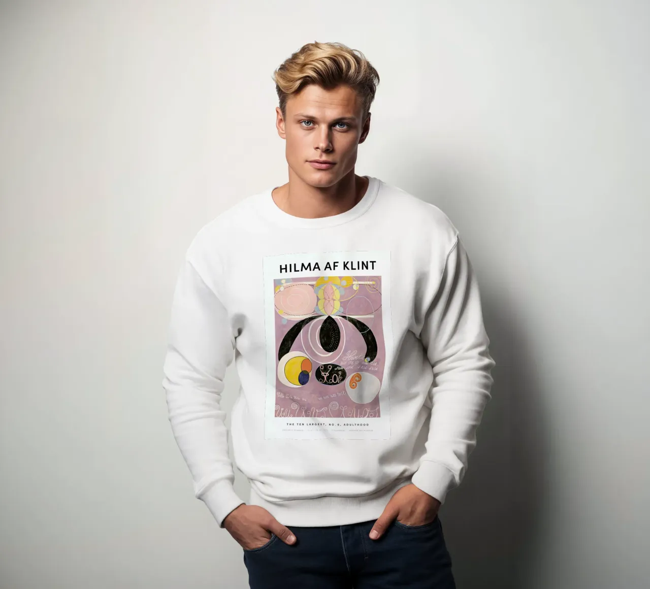 Hilma af Klint - The Ten Largest, No. 6 II felpa da Vintage by JUNIQE