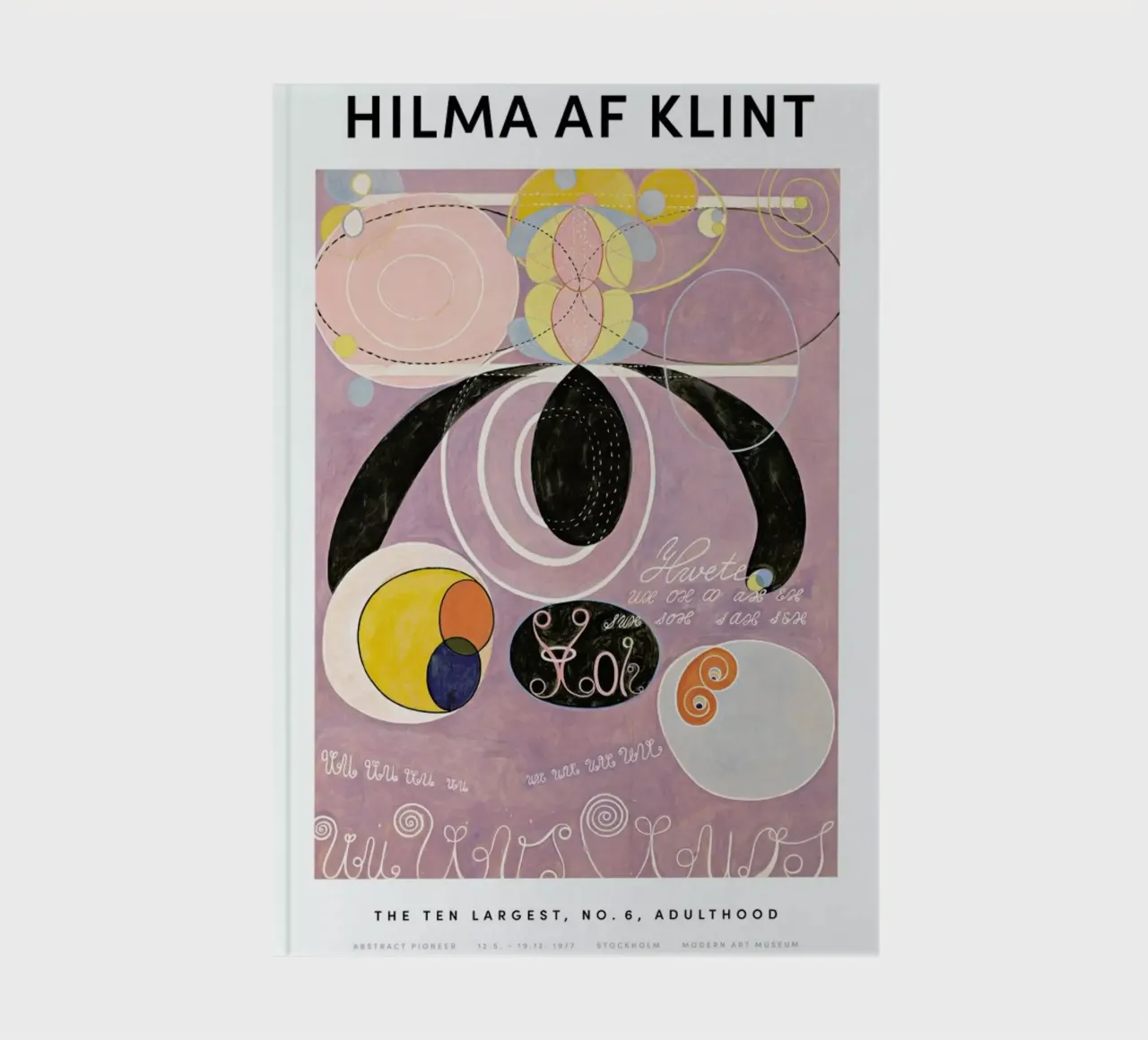 Hilma af Klint - The Ten Largest, No. 6 II Notizbuch von Vintage by JUNIQE