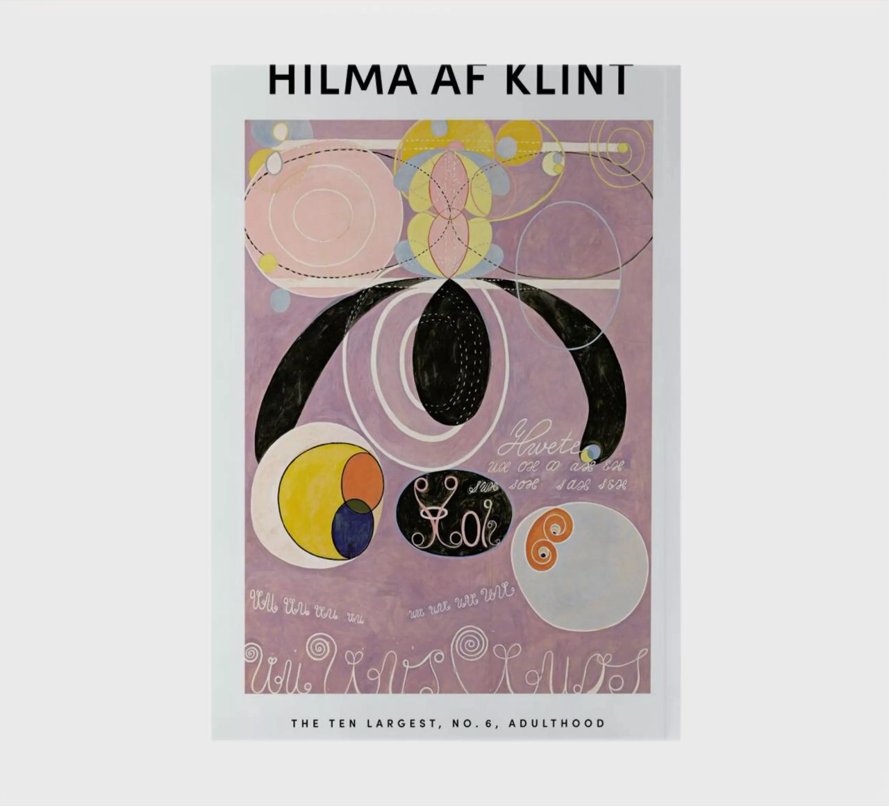 Hilma af Klint - The Ten Largest, No. 6 II carnet de notes de Vintage by JUNIQE