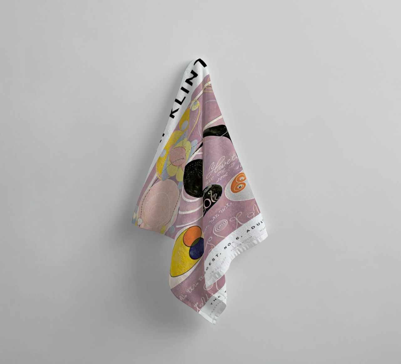Hilma af Klint - The Ten Largest, No. 6 II serviette de bain de Vintage by JUNIQE