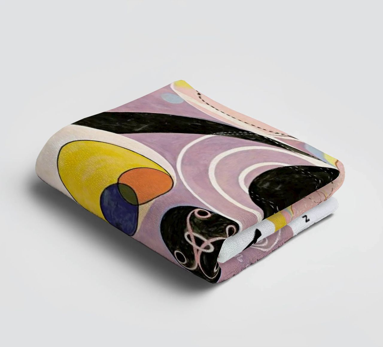 Hilma af Klint - The Ten Largest, No. 6 II serviette de bain de Vintage by JUNIQE