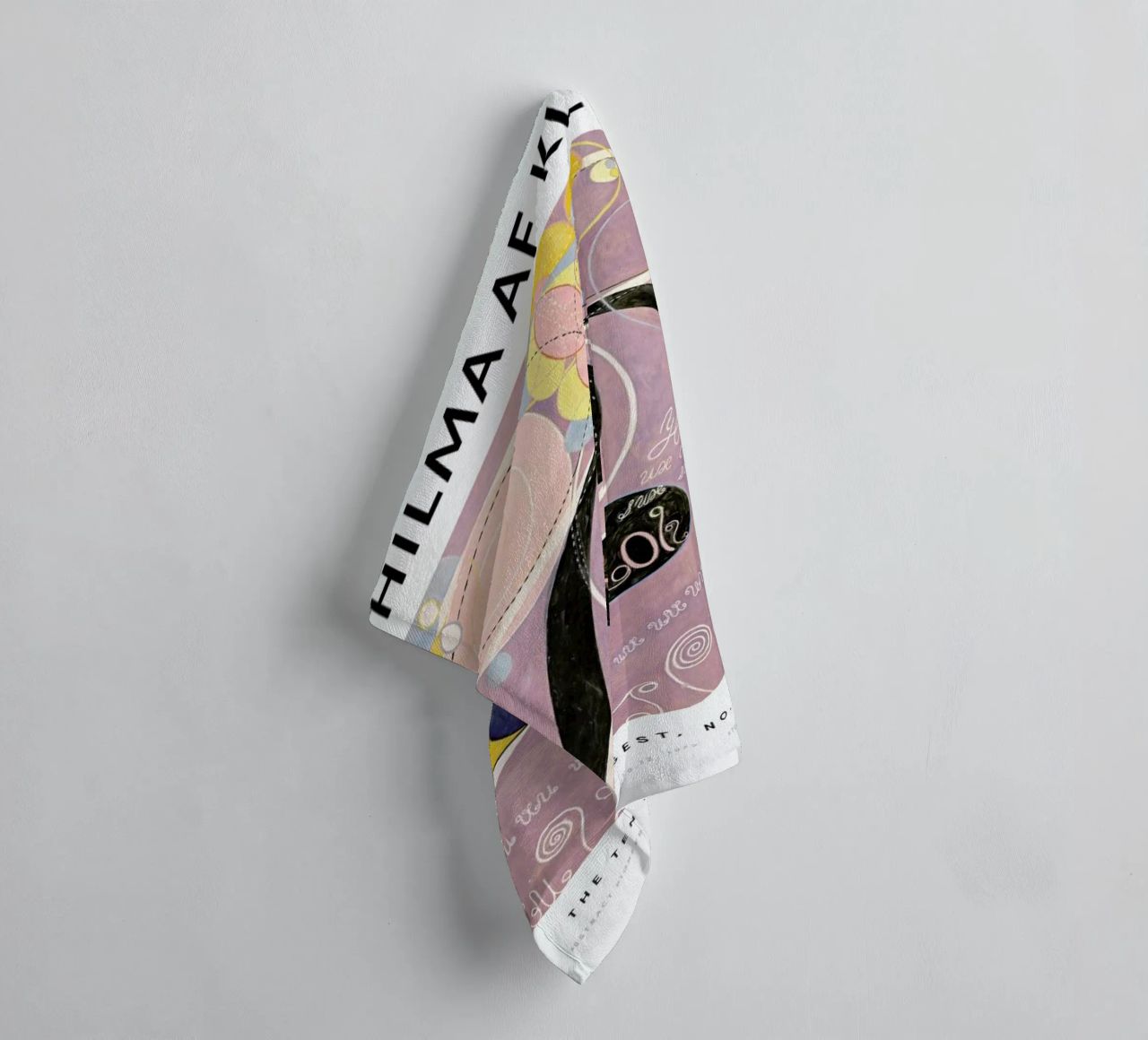 Hilma af Klint - The Ten Largest, No. 6 II serviette de bain de Vintage by JUNIQE