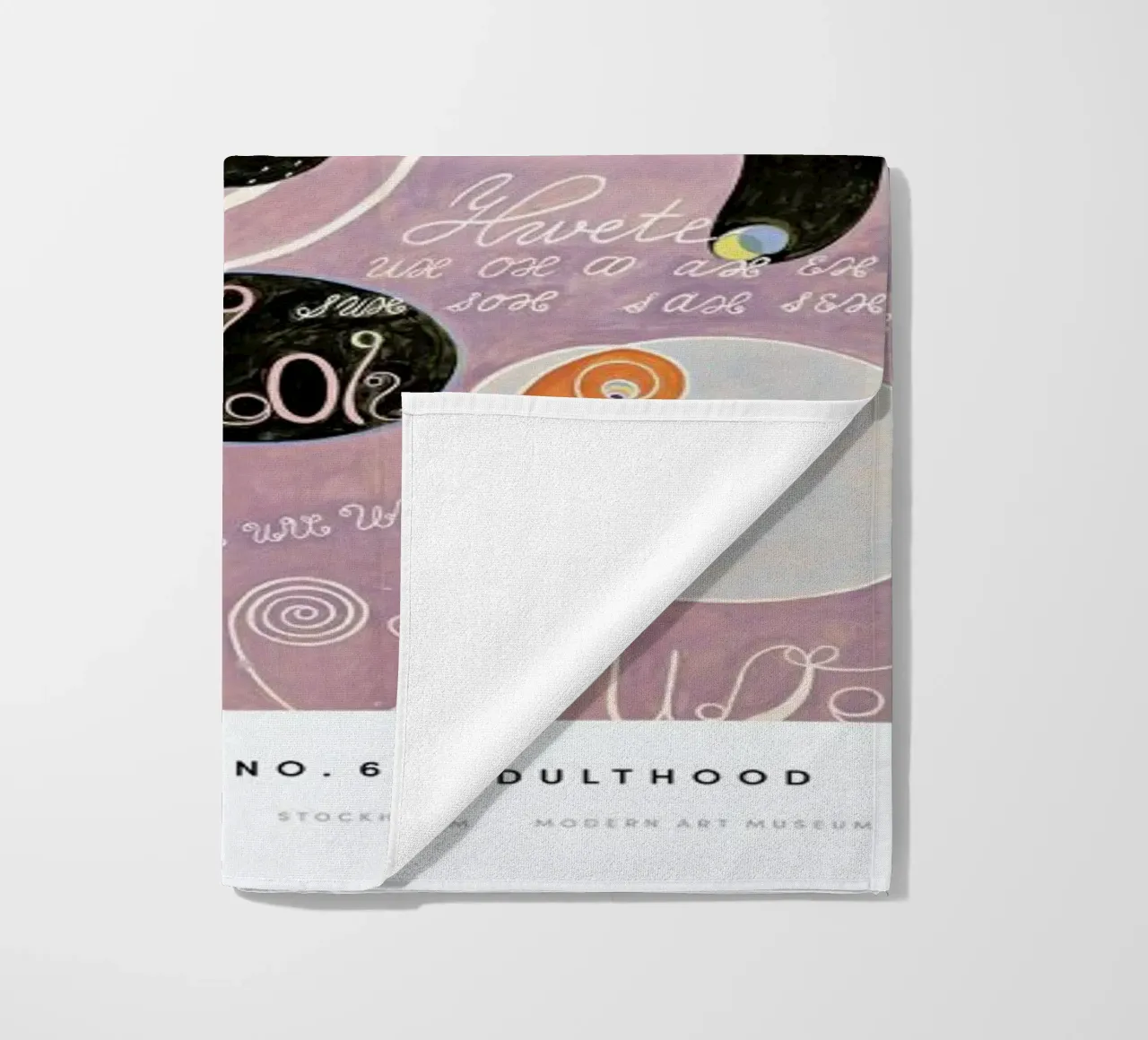 Hilma af Klint - The Ten Largest, No. 6 II toalla de playa de Vintage by JUNIQE