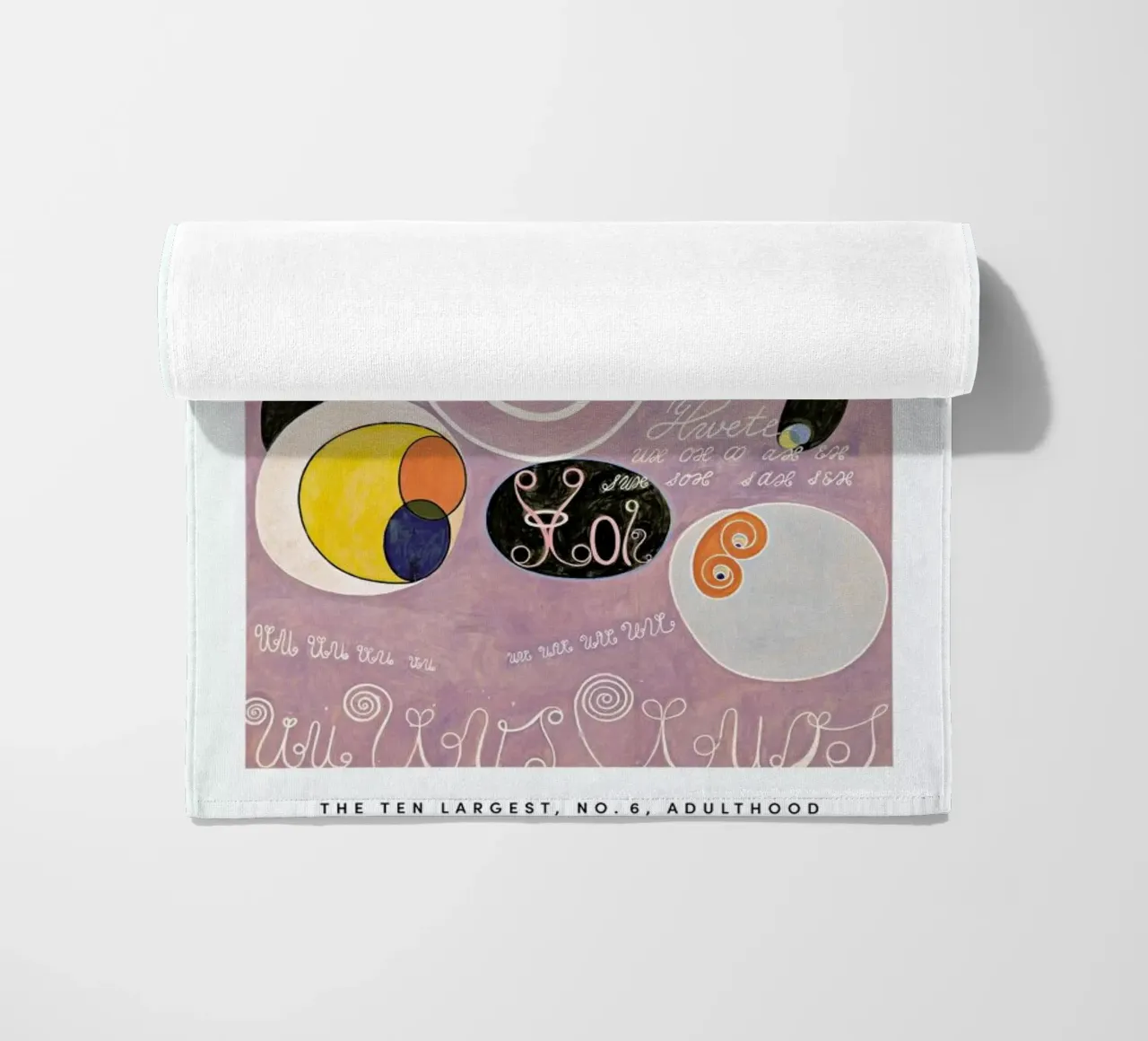 Hilma af Klint - The Ten Largest, No. 6 II toalla de playa de Vintage by JUNIQE