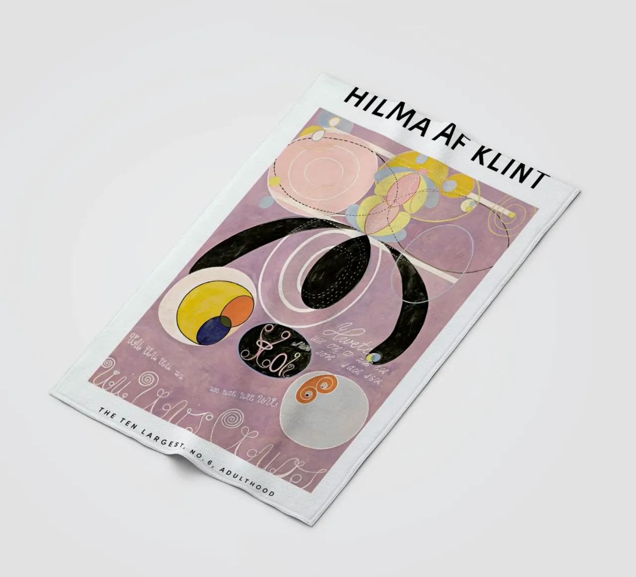 Hilma af Klint - The Ten Largest, No. 6 II coperta in pile da Vintage by JUNIQE